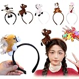 馬 カチューシャ 馬 コスプレ ヘッドバンド ぬいぐるみ 可愛い 動物 ヘアアクセ ハロウィン 仮装 コスチューム 2026年 干支 午年 馬のヘアクリップ 馬のヘッドピース 撮影用 小道具 パーティー イベント プレゼント ストラップ付き (C) [並行輸入品]