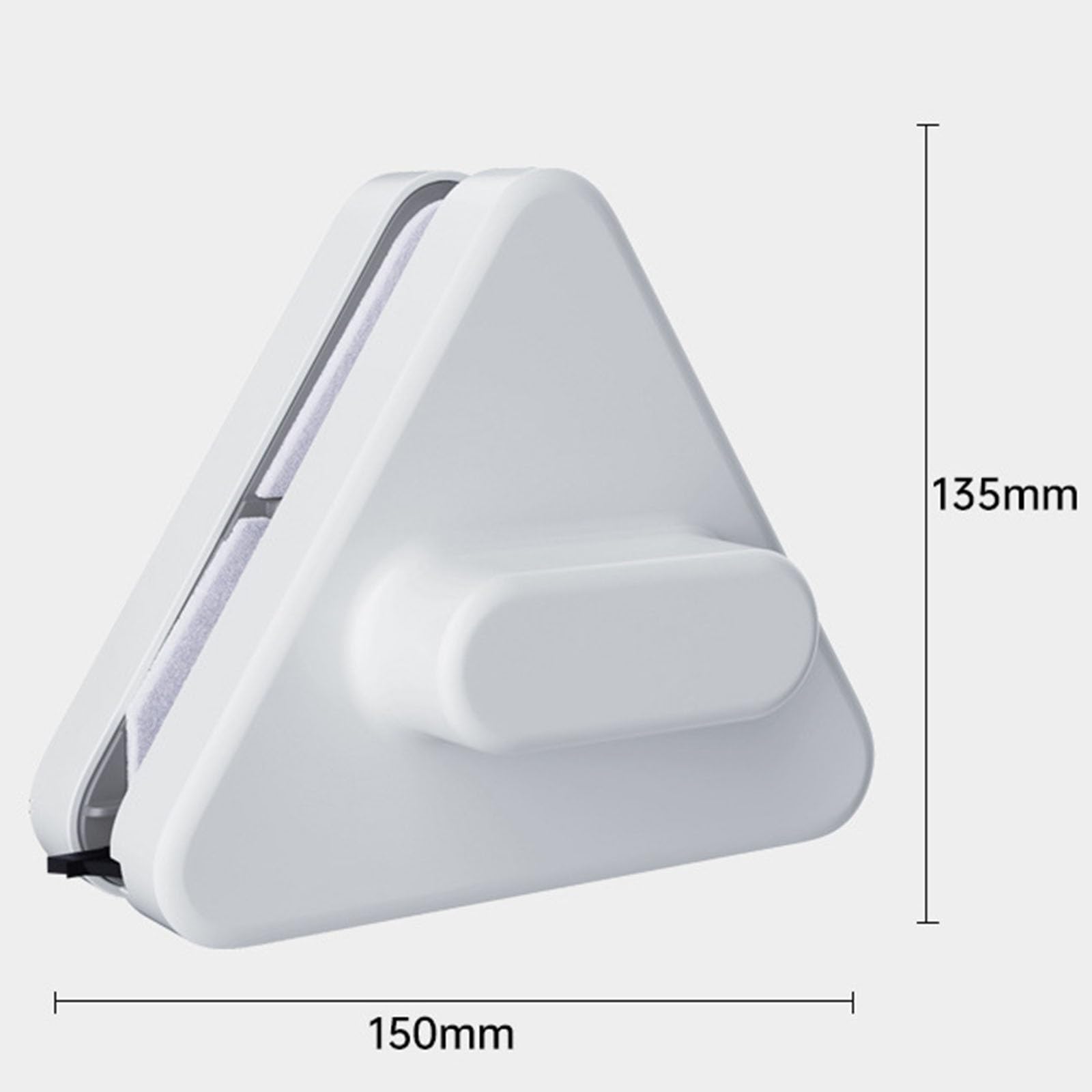 Limpiador de Ventanas magnético de Doble Cara, Limpiador de vidrios de Doble Cara con Esponja y Cuerda de Seguridad, Adecuado for Vidrio(20-35mm)