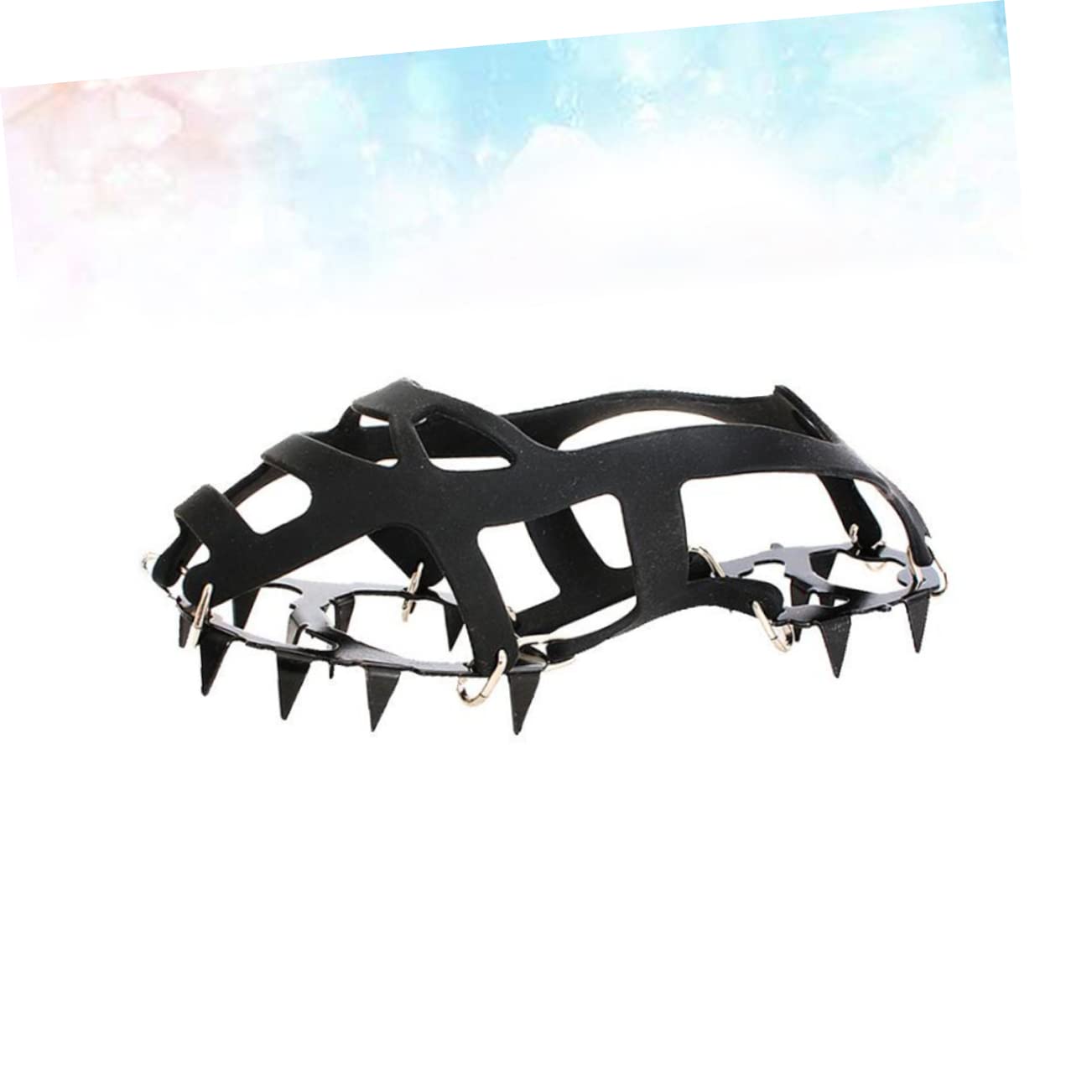 OATIPHO Non-Slip Teeth Silicone Anti-Skate Claws for Ice Climbing Outdoor and Indoor Use