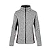 Produktbild Promodoro Strick Jacke Plus Size Damen, XXXL, Grau-Melange