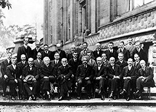 The Poster Corp 1927 Solvay Conference on Quantum Mechanics Fine Art Print (20.32 x 25.40 cm)