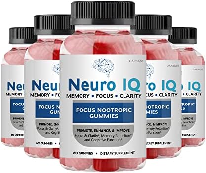 (5 Pack) NeuroIQ – Neuro IQ Memory, Focus & Clarity Gummies (300 Count) (5 Pack) NeuroIQ – Neuro IQ Memory, Focus & Clarity Gummies (300 Count)