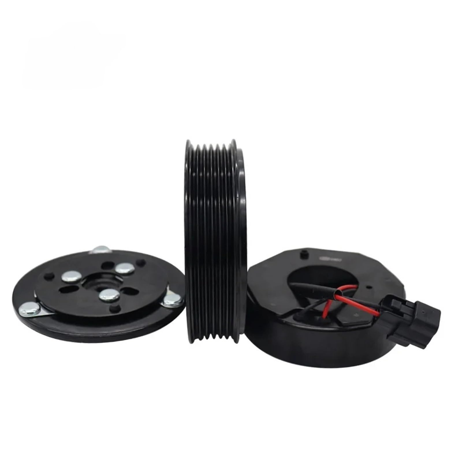 Qiuymgfg One Color Ac Compressor Clutch Kit Fit For Chery Tiggo 7 Car Clutch Accessories Pulley Coil Sucker 12V Air Conditioning Ac Compressor Clutch Kit