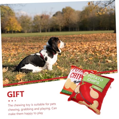 Jouet interactif pour chien au format compact avec effet sonore et action molaires