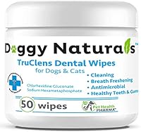 Algopix Similar Product 15 - Dental Wipes for Dogs and Cats  Pads