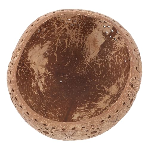 ERINGOGO Coconut Shell Bowl Candle Holder Scented Jar Candle Stand Delicate Bowl