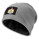 KWQDOZF Gorro de Invierno con Forro Polar y Escudo Real de los Países Bajos para Hombre y Mujer.