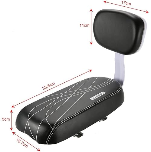 Hovico Bicycle Rear Seat Cushion Armrest Footrest Set, Bike Back Seat Child Safety Cushion thumb #1