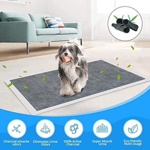 60pcs Charcoal Pee Pads for Dogsdog Pee Pads Extra Large 24 X 36carbon Odor Control 6layer Leakproof  Quick Dry Dog Training Pads  Cucciolini Doodles 60pcs charcoal pee pads for dogsdog pee pads extra large 24 x 36carbon odor control 6 layer leak proof  quick dry dog training pads   cucciolini doodles