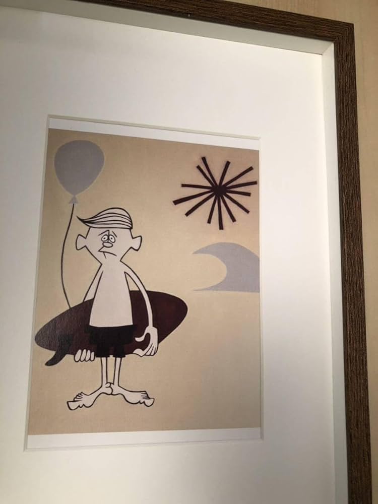 Amazon.co.jp: kj額装品 花井祐介 貴重イラスト A4サイズ額入り