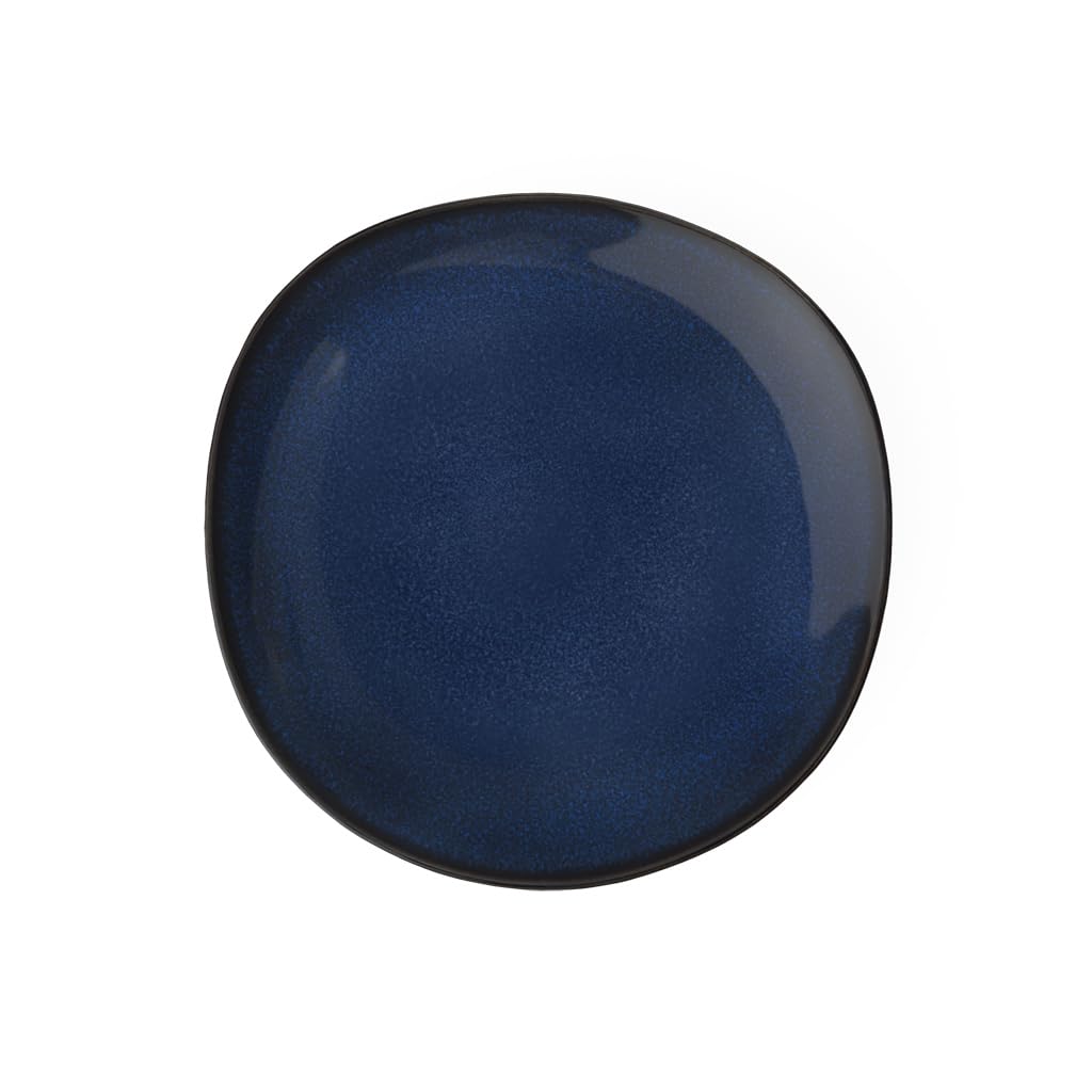 Lave Bleu Dinner Plate, 11x1 in, Stoneware, Blue