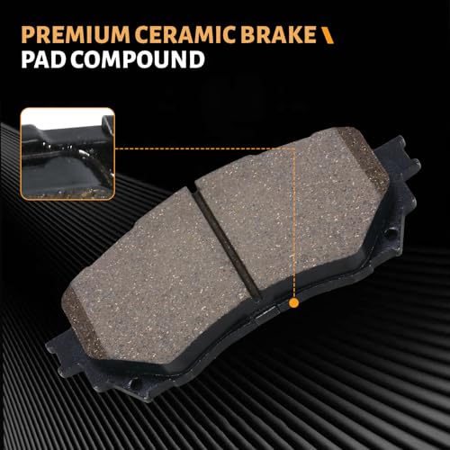 Image of D1711 Front Ceramic Brake Pads Kit Fit For Mazda 6 2014-2021