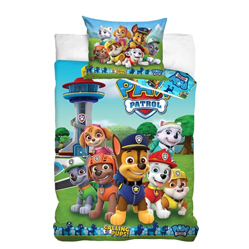Amazon Basics Spannbetttuch, Mikrofaser, Marineblau, 140 x 200 x 30 cm 5 Paw Patrol Bettwäsche Bettbezug 100x135 40x60 Baumwolle · Baby Kinderbettwäsche für Mädchen und Jungen · 2 teilig · 1 Kissenbezug 40x60 + 1 Bettbezug 100x135 cm