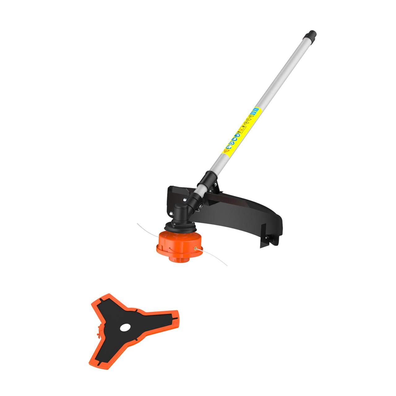 Fuxtec Débroussailleuse Thermique Multifonction 5en1 Multitool FX-MT252ER Easy Starter 3CV 52 cm³, Moteur 2 Temps, Élagueuse Inclinable Taille Haie Coupe Bordure avec Fil ou Lame 1 Mètre Rallonge