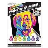 ArtSkills Paint by Number Kit for Kids - Vibrant Acrylic Paint by Number Puppy Dog Kit - 8.5
