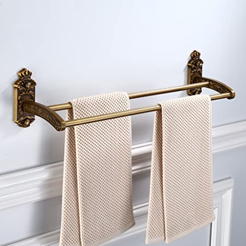 Porte-serviettes double tige en alu rétro de qualité supérieure