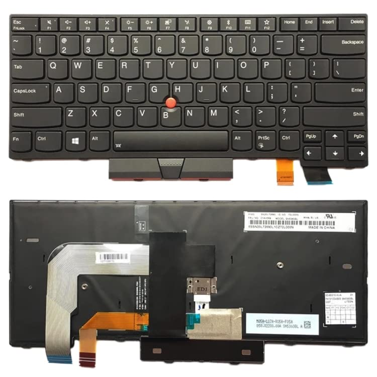 Clavier de remplacement pour ThinkPad T470 T480 résolvant les touches bloquées US