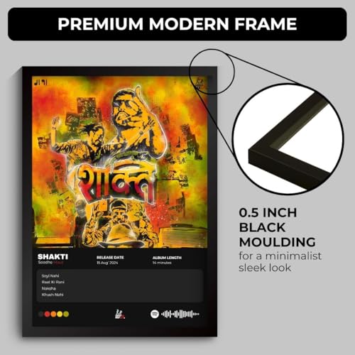 Image of Funk You Store Seedhe Maut Poster | Album Cover Framed A4 Poster of Desi Hip Hop Artist | DHH Album Cover Frame | Sleek Aesthetic Frame for Wall, Room Decor, Gifting, Study Table (F 137)