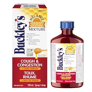 BUCKLEY'S Soothing Mixture Syrup for Cough, Congestion & Sore Throat, 150ml