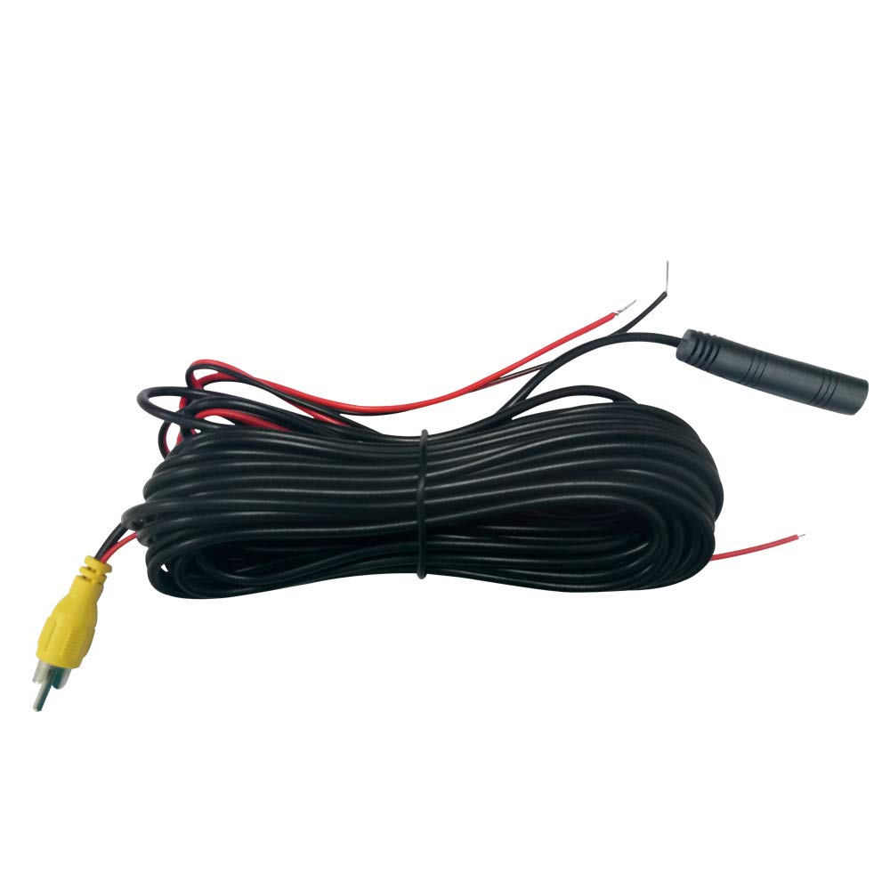 Car Backup Camera RCA Turn Small 4-PIN Video Cable 8M/26FT