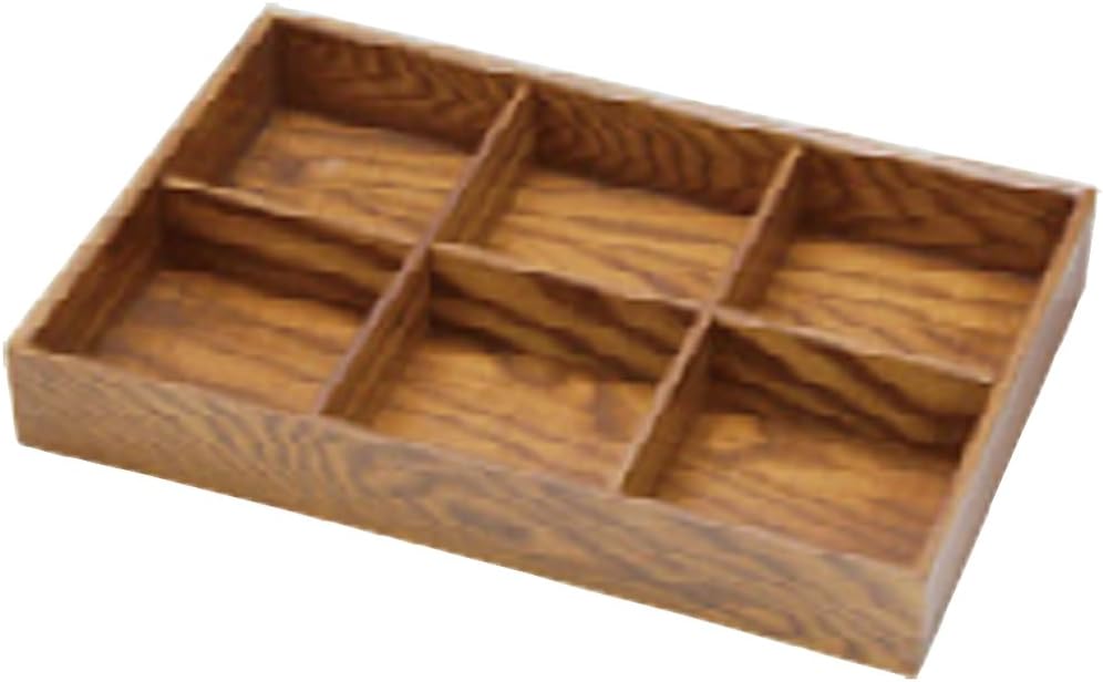 Yamasita Craft 11591050 Japanese Mini Sokutsu-Cut Bento Box, Made in China, 8.1 x 12.0 x 1.9 inches (20.5 x 30.4 x 4.8 cm)