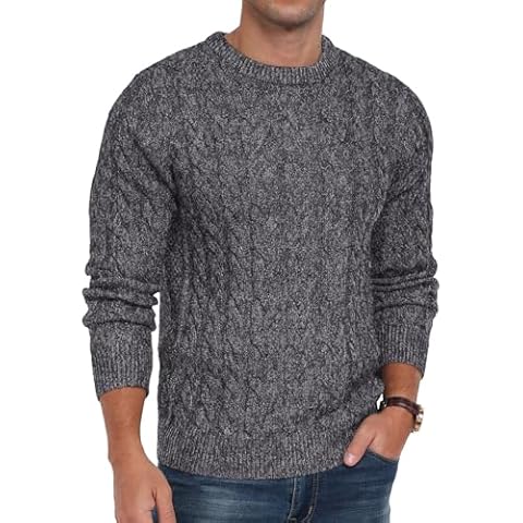 Pull en tricot QIXING pour homme Cover