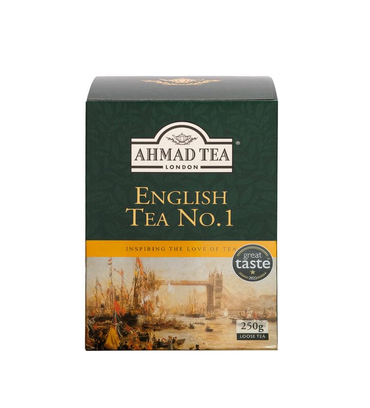 Ahmad Tea – English Tea nr 1 | mieszanka czarnej herbaty z bergamotką | 250 g herbaty luzem