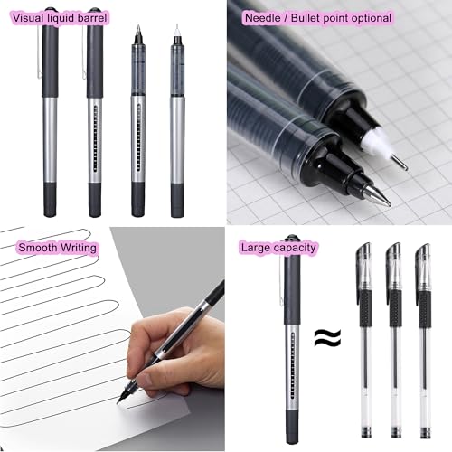 Bolígrafos personalizados con logo en gel punta 0.5mm miniatura 3