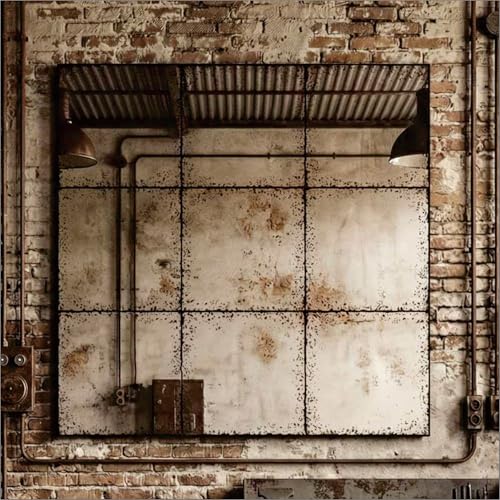Image of whitebeach Window Pane Black Mirror,Farmhouse Wall Mirror,Mantel Mirror for Fireplace /Entryway /Hallway /Living Room,36 inchX 36 inch