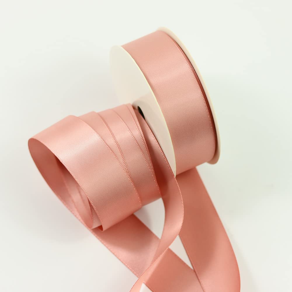 Double Sided Satin Ribbon, 27 Solid Colours, 10 Metre Reel, Fabric Ribbon for Gift Wrapping Cake, Wedding Party Decoration