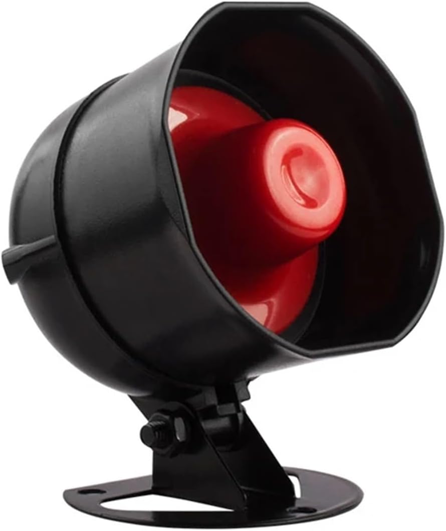 1pcs Programmable MP3 Siren Horn with 6 Triggers Custom Sound Alarm Horn for Motor Vehicles, Security & Industrial Automation(Positive Trigger Ver)