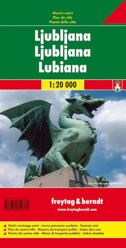 Laibach - Ljubljana: 1:20000 (freytag & berndt Stadtpläne, Band 53)
