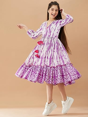 Image of Pspeaches girls Fit & Flare Midi Dress