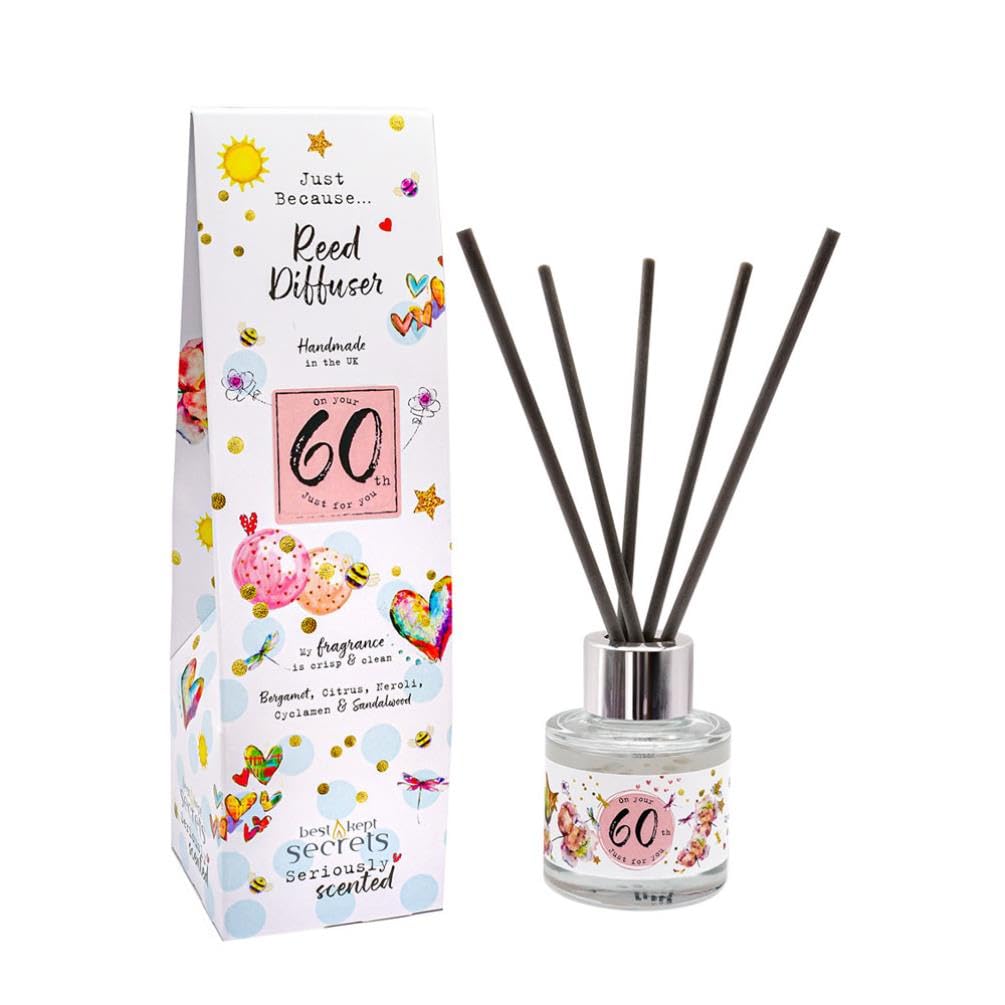 Best Kept Secrets 60Th Birthday Sparkly Reed Diffuser - 50Ml