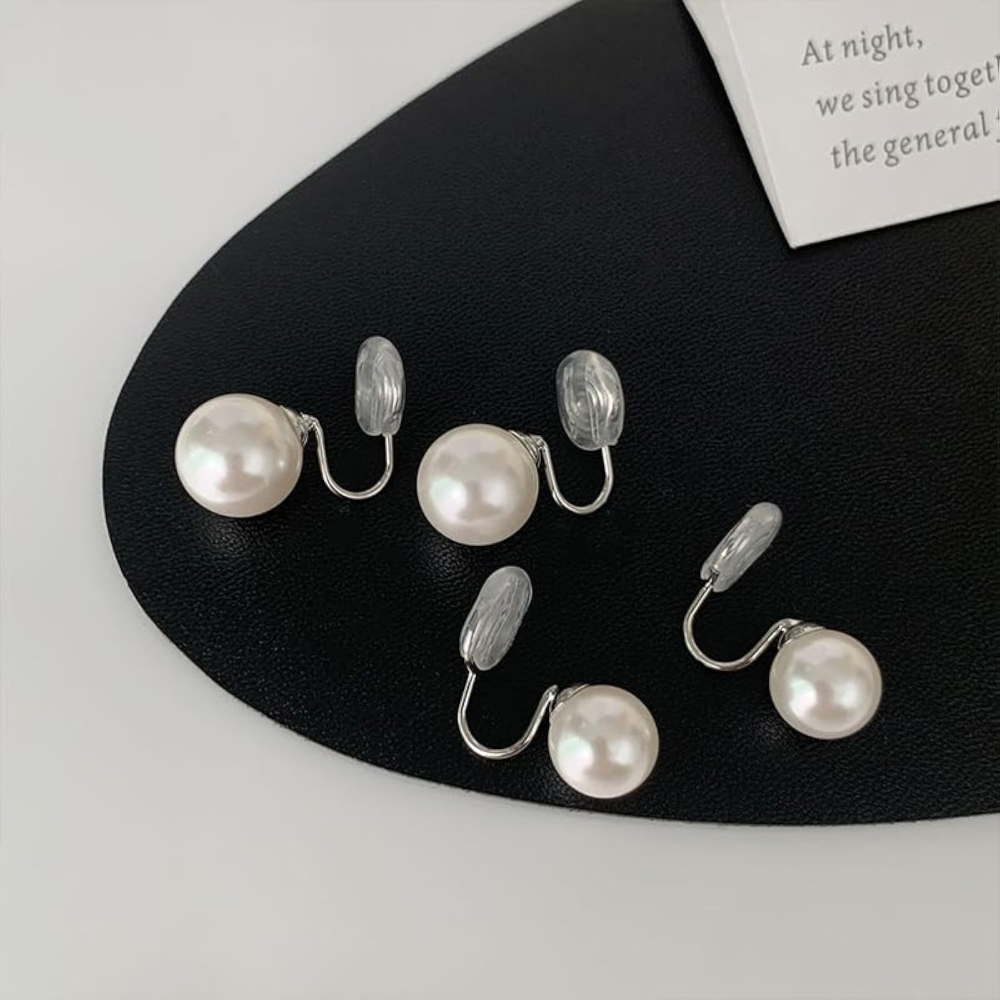 Women's Non-Pierced Freshwater Pearl Clip-On Earrings