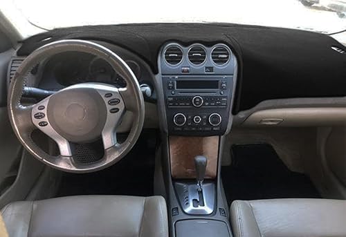 Miniatura 5 de Tapete de cubierta de tablero personalizado para Nissan Altima 2019 2020 2021 2022 sin pantalla de cabecera, protector de tablero (19-20 negro) J73