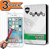 [3-Pack] iPhone 6s Screen Protector, PThink [Tempered Glass] [9H Hardness] [Anti-Scratch] [Fingerprint Resistant] [Easy-Install] Glass Screen Protector for iPhone 6 6s (3-Pack)