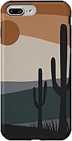 Vista 12 de Funda bohemia para iPhone 11 Pro Max con diseño de cactus del desierto terracota del suroeste