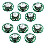 SOPOTUTU 10 Stück Teiliges Mini Magnetlautsprecher Externer Lautsprecher Klarer Sound Leichtes Robustes Material Für DIY Audio Telefonprojekte