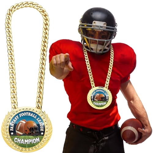 Quelay Fantasy MVP Football Turnover Chain Medal 6