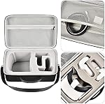 Comecase Cas de transport dur pour la quête 3/ Quest 3S/ pour Quest 2 Tout-en-un VR Casques de jeu et contrôleurs tactiles, sac de rangement de voyage avec couverture de visage en silicone & Protecteur de lentilles & Accessoires