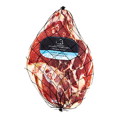 Jamón Serrano Gran Reserva Deshuesado - Peso De 4,5 A 5 Kg - Mínimo 24 Meses De Curación - Pata De Jamón - Aroma Intenso Y Agradable - Sabor Dulce Y Poco Salado - La Finojosa Jamón Serrano Gran Reserva Deshuesado - Peso De 4,5 A 5 Kg - Mínimo 24 Meses De Curación - Pata De Jamón - Aroma Intenso Y Agradable - Sabor Dulce Y Poco Salado - La Finojosa