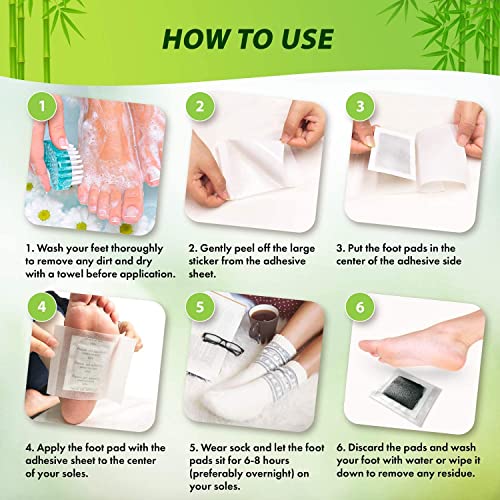 Image of GROOTS Foot patch Detox Foot patches Pain Relief Detox patch Cleansing Toxin Remover Foot Pads Detoxify Stress Relief Sleep Patch for Detoxification For Men And Women (1 BOXES = 20 Patches) ((20 count) pack of 2)