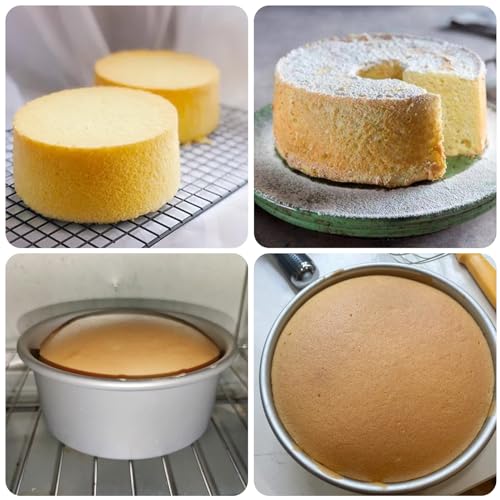 Lepohome SS-CAKE-02 Round Cake Pan Set - 6 Inch And 8 Inch Aluminium Cake Pans thumb #5