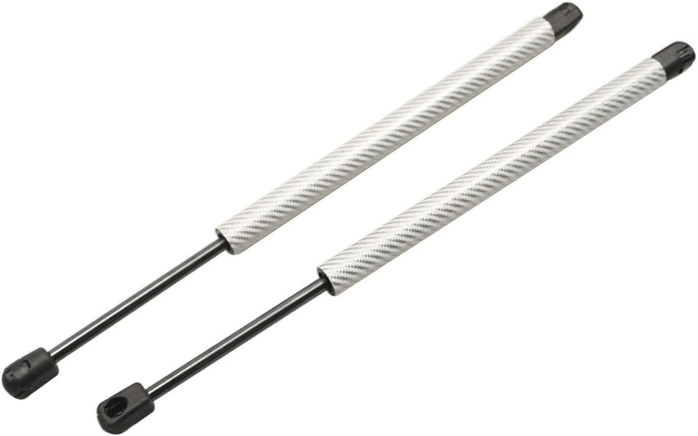 TSUBASA Lift Supports Dampers for 2011-2013 Hyundai Sonata Front Hood Bonnet Gas Struts Shock Absorber Carbon Fiber 6489 SG367017 81161-3Q000 81171-3Q000 15.13 inches (2PCS) (black carbon fiber)