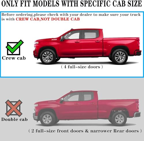 Estribos para Silverado Crew Cab acero inoxidable 6 in miniatura 4
