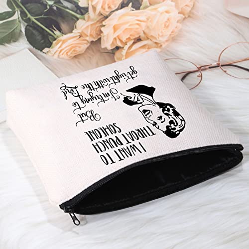 POFULL Housewife Gift Sarcastic Vintage Housewife Cosmetic Bag4
