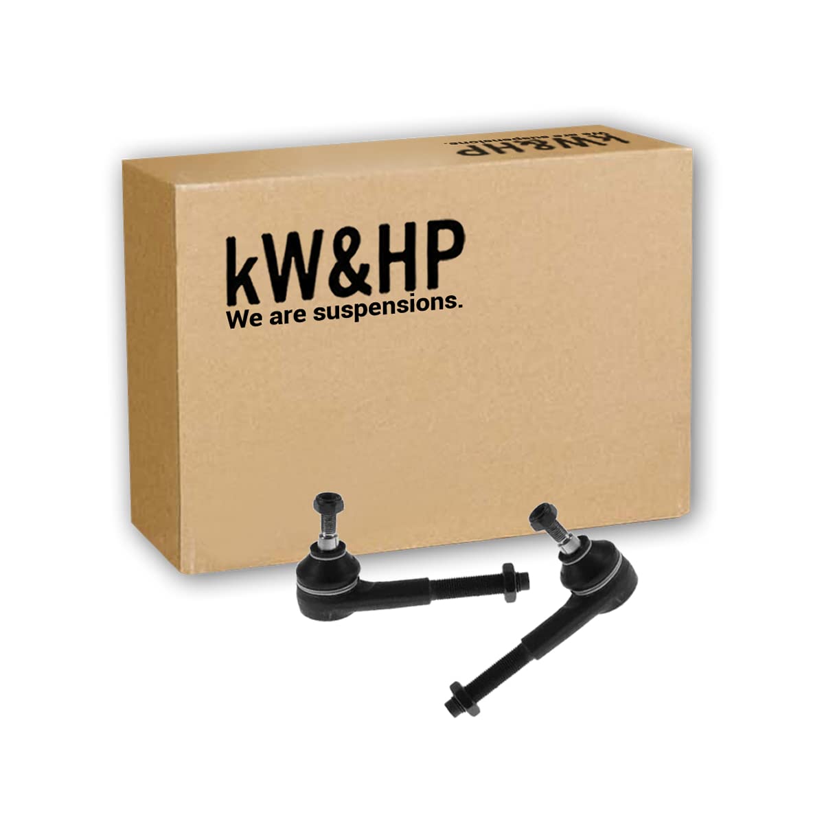 kW&HP KIT 6PZ BRACCI BRACCETTI TRAPEZI OSCILLANTI, BIELLETTE E TESTINE STERZO ANTERIORI DX/SX PER 206, 206+ (KW0028T)