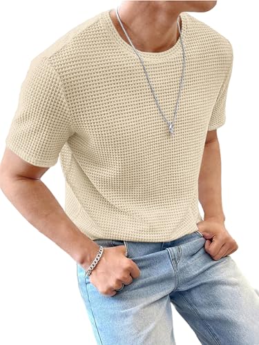 Image of Noble Monk Men's Poly Cotton Solid Regular Fit T-Shirt