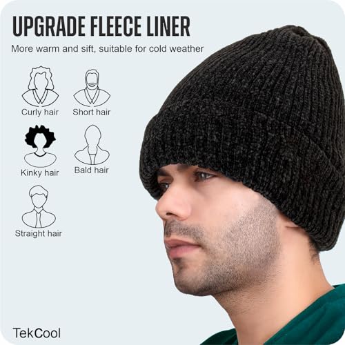 Image of TEKCOOL Beanie Cap for Men Woolen Winter Cap for Men Woolen Cap for Women in Winter for Thermal Wear Stylish Soft Winter Caps for Boys & Girls for Warm Wear Head Winter Cap Woollen Garam Topaa